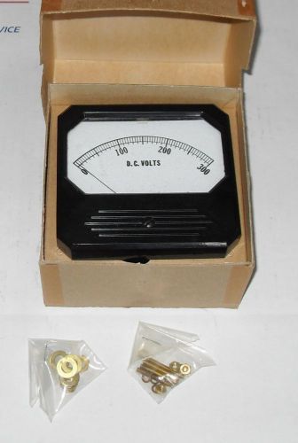 Tripplett Panel Meter 300 Volts D.C. 64998ATA, 63-5460 ,1X34AG ,