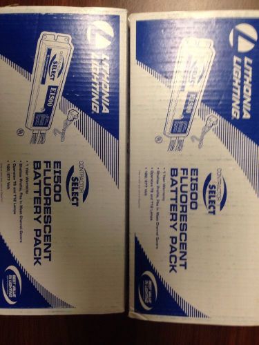 (2) Lithonia EI500 500-lumen Fluorescent Battery Pack for emergency lighting