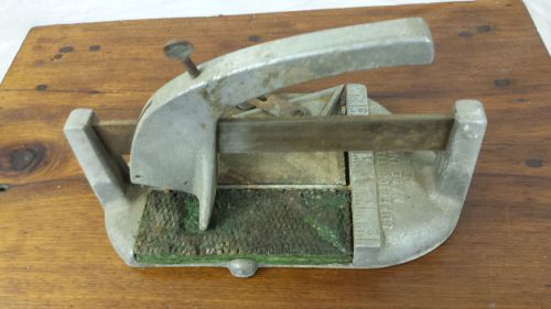 VINTAGE SUPERIOR TILE CUTTER MADE IN USA NO. 00 ~ EX. Cond.
