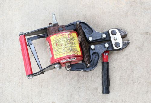 Hk porter 9190 pneumatic rebar center cut lightweight cutter - needs rebuild for sale