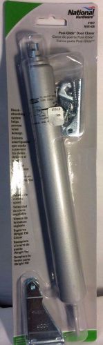 NATIONAL HARDWARE POSI-GLIDE DOOR CLOSER ~ ALUMINUM FINISH ~ V1337 N181-628