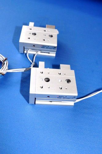 Lot of 2 SMC MXS16-30-M9NL PNEUMATIC SLIDE TABLE, D-M9N SENSORS