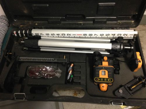 Johnson Acculine Pro Line Level #6502 W/Story, Case, Glasses, Tripod Engineering