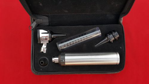 Otoscope Diagnostic Set, Made of Brass, Whitest LED illumination,