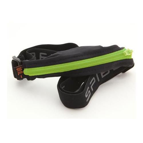 Spibelt original small personal item belt, black fabric/lime zipper #7bla001009 for sale