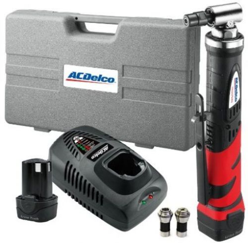 Acdelco arg1214 li-ion 12-volt angle die grinder, 16000 rpm, 2 battery included for sale