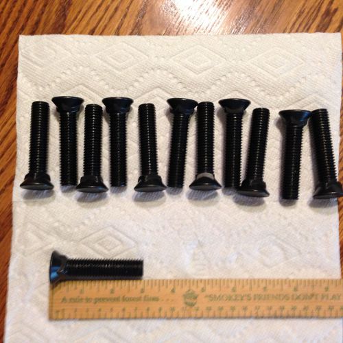 (12) 5/8-11x3 GD-5  Flat Head Bolt Plain Black Finish