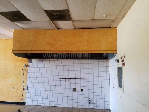 restaurant equipment 12ft Hood &amp; Walk-in Freezer   (locate pick only)