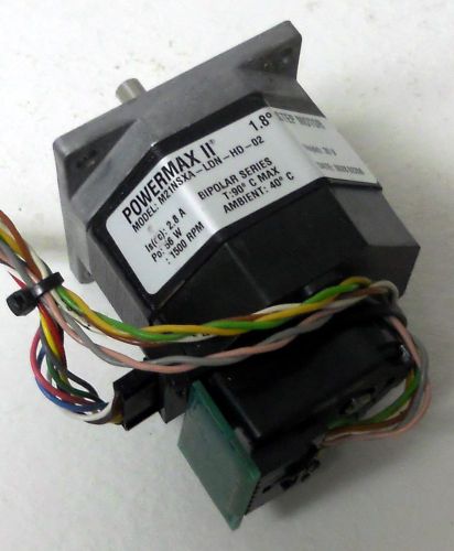 PACIFIC SCIENTIFIC POWERMAX II M21NSXA-LDN-HD-02 1.8 DEG/STEP BIPOLAR STEP MOTOR