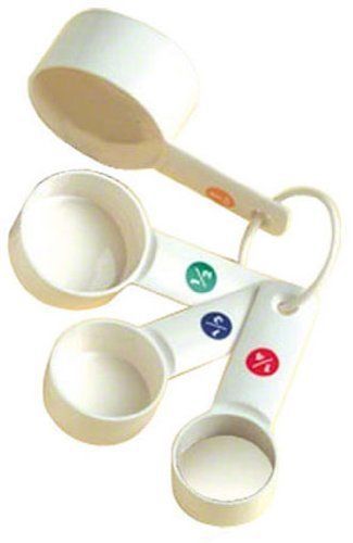 American Metalcraft  (MCP634) 4-Pack Plastic Measuring Cup Set