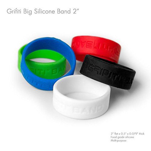 Grifiti Big-Ass Bands 2&#034; 5 Pack Posters Broccoli Wallet Books Camera Lens Art...