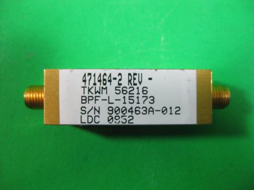 Band Pass Filter -- BPF-L-15173, TKWM56216 -- Used