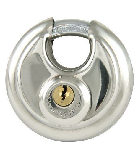 Black dog padlock stainless shrouded 2 3/4&#034; 70mm new 11 available keyed alike for sale