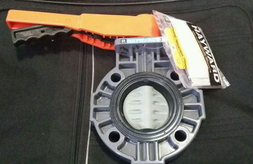 HAYWARD BUTTERFLY VALVE 440300VL NIB 3&#034; by PPL ,Viton 150 psi pvc