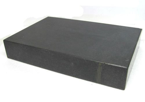 BLACK GRANITE SURFACE PLATE~18 X 12 X 3~MOJAVE~STANDRIDGE~ONTARIO, CALIF.