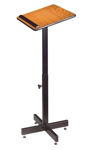 Oklahoma Sound Portable Lectern, 20&#034; Length x 18-1/4&#034; Width x 48-1/2&#034; Height,