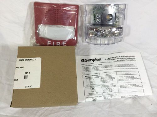 NEW Simplex 4906 9127 Non Addressable Horn Strobe Unopened SEALED