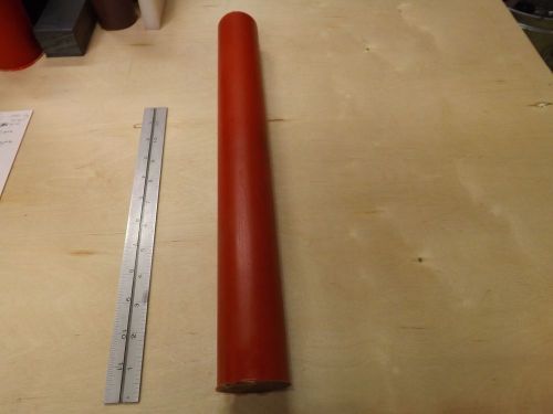 2&#034; OD x 16&#034; Lg 75D Red Polyurethane Rod