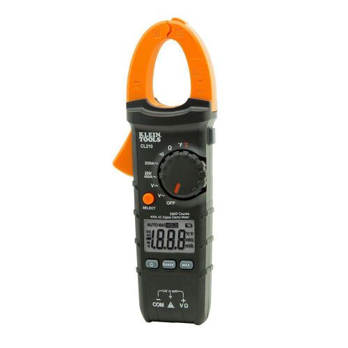 400 Amp AC Auto-Ranging Digital Clamp Meter with Temp