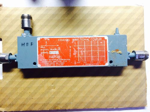 Narda 3040-20 Directional Coupler 225-500MHz 20dB N Type