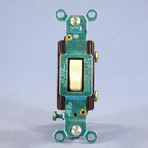 Eagle ivory commercial grade quiet toggle wall light switch 15a bulk cs115v for sale