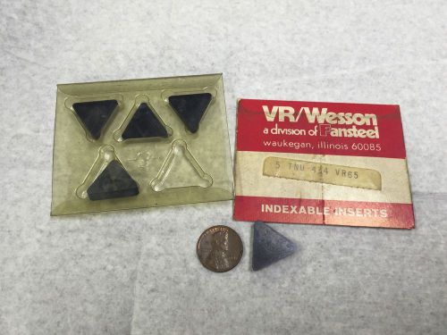 5 VR / Wesson Ceramic Indexable Inserts TNU 434 VR65