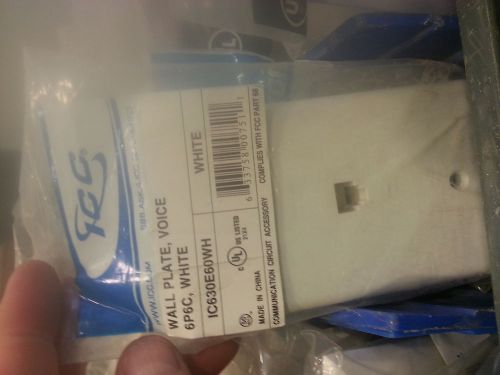 ICC - Phone Jack/Plate - White (IC630E60WH)