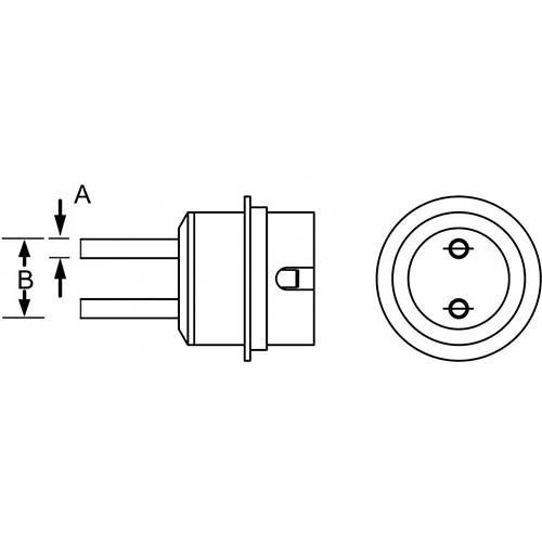 Weller DR05 2mm x 2.5mm x 9.5mm Round Nozzle for HAP2 and HAP3 Hot Air Irons