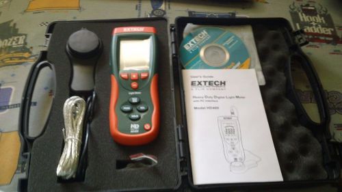 EXTECH HD 400 HEAVY DUTY DIGITAL LIGHT METER