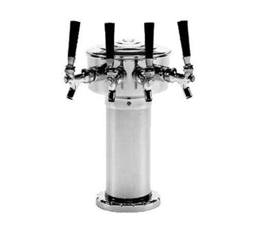 Glastender MT-4-SSR Mushroom Draft Beer Tower glycol-cooled (4) faucets