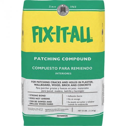 25LB FIX IT ALL PATCH COMPOUND Custom Accessories Concrete Patch DPFXL25