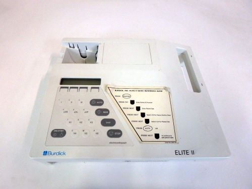 Burdick Elite II EKG ECG Medical Electrocardiograph