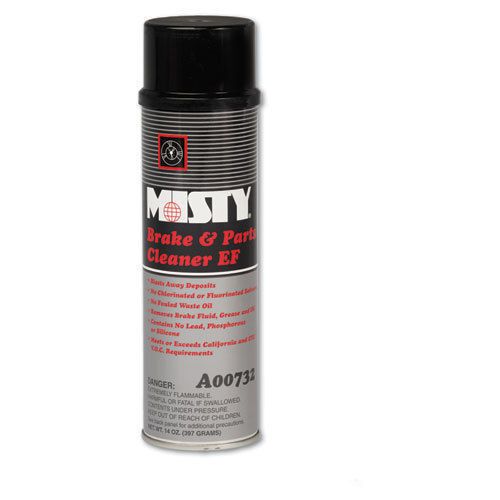 Misty Brake Parts Cleaner EF, 14 oz. Aerosol Can, 12/Carton - A00322 NIB