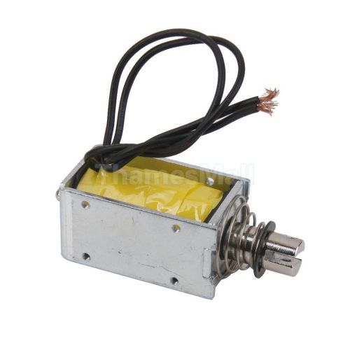 12v push pull open solenoid electromagnet actuator 10mm stroke 0.7kg force for sale