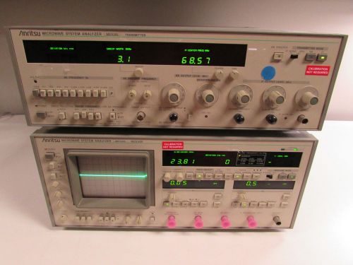 Anritsu ME538L Microwave System Analyzer, 140 MHz w/ Opt 04