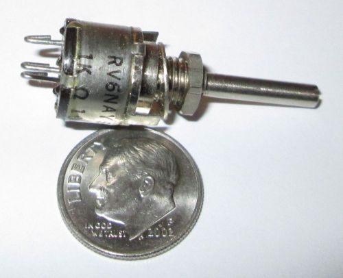 500 ohm clarostat rv6naysd501a miniature potentiometers  nos - long shaft for sale