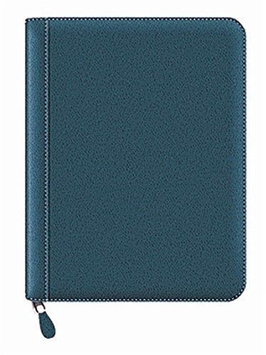 Pierre Belvedere Executive A4/Letter-Size Zip Portfolio, Refillable, Teal