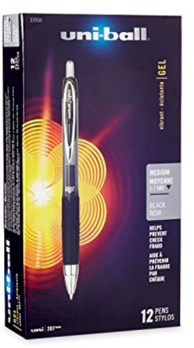 Uni-ball Signo Gel 207 Retractable Roller Ball Pen, Medium Point, Translucent