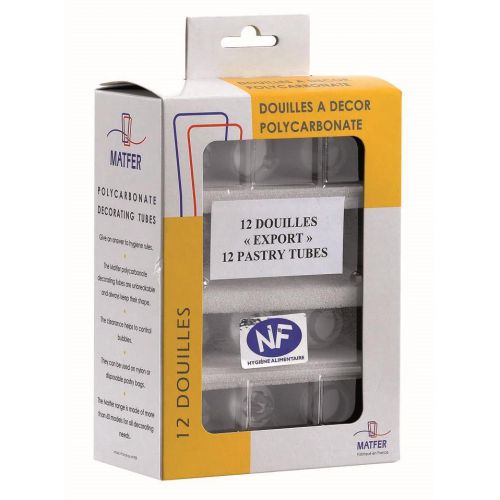 Matfer Bourgeat 166004 Cake Decorating Tubes