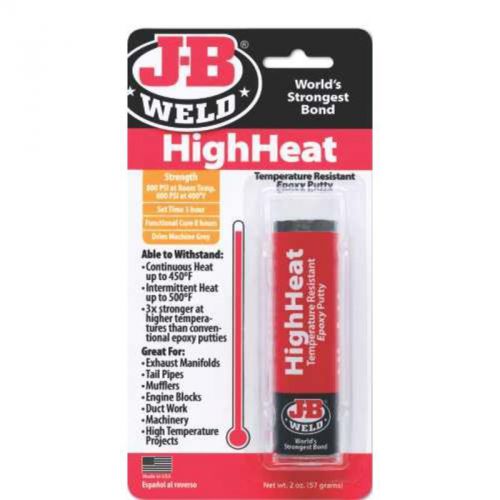 High Heat Epoxy Putty  2 Oz. J-B Weld Epoxy Adhesive 8297 043425082978