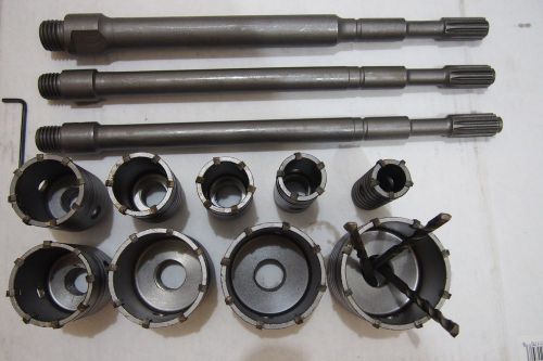 9 spline masonry concrete core drill bits for hammer drilling for sale