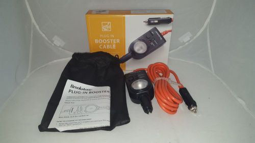 NEW Brookstone Plug In Booster Cable NEW In Box