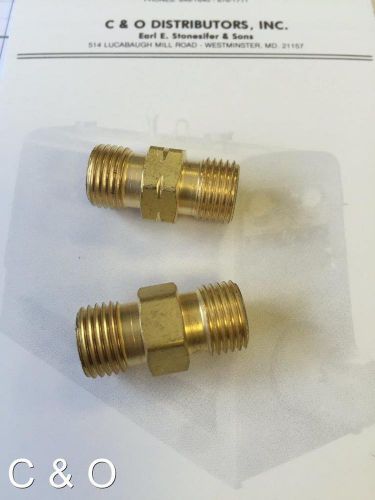 TWIN TORCH HOSE COUPLER SET - B SIZE - OXYGEN ACETYLENE / PROPANE - JOIN 2 HOSES