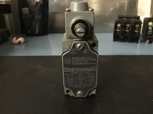 Allen-Bradley 802T-A Side Rotary Limit Switch Series D