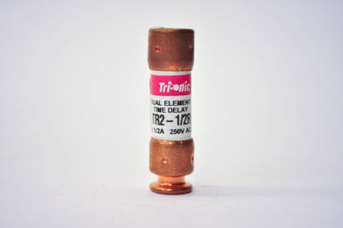 Mersen ferraz shawmut tr2-1/2r dual element time delay fuse for sale