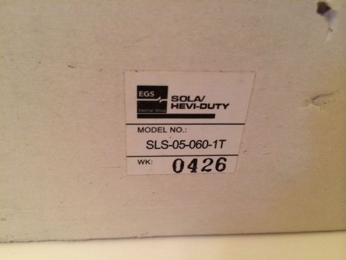 SOLA HEVI-DUTY SLS-05-060-1T *NEW*