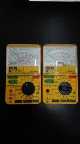 IDEAL 61-610 Analog Multimeter, Pocket-Size ~Free Shipping