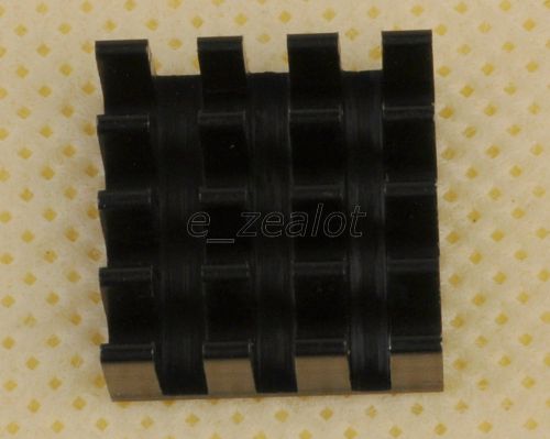 10pcs heat sink black 14x14x7mm ic heat sink aluminum for vga card perfect for sale