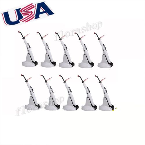 10X Dental Cordless Wireless LED Curing Light Lamp 1400mw LED-B ?US STOCK?