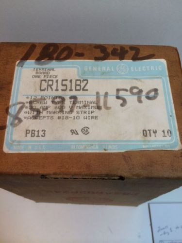 2 Units General Electric Terminal Block CR151B2